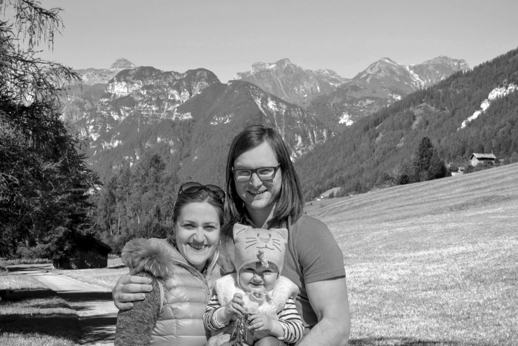 Familie Holzmann - Daniela, Peter und Tochter Amalia