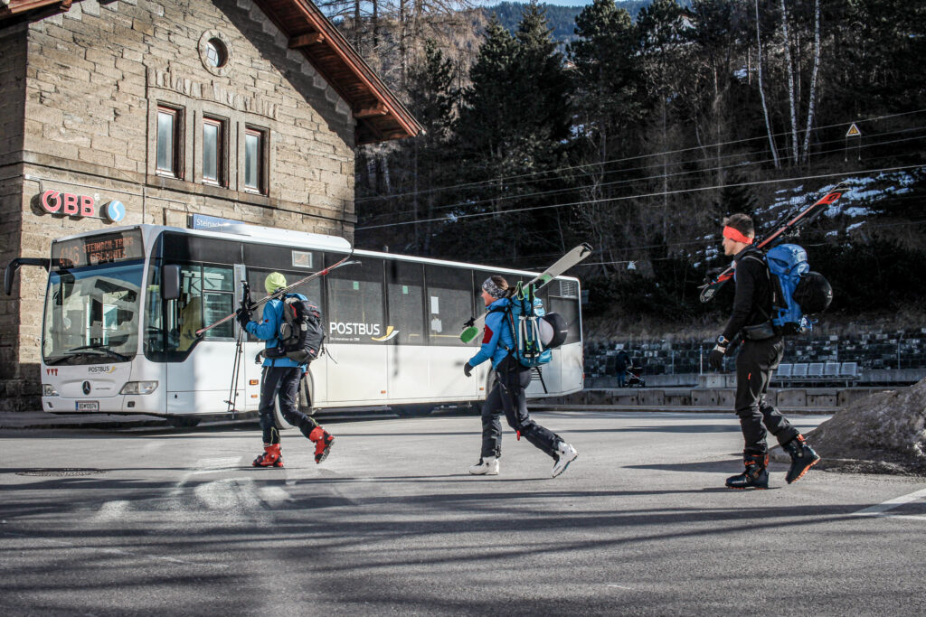 Öffentlicher Verkehr für Wintersportler