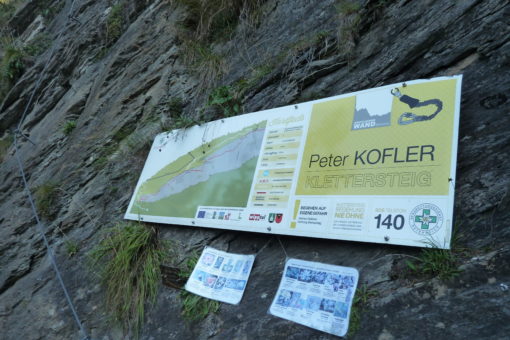 Peter Kofler Klettersteig in St. Jodok