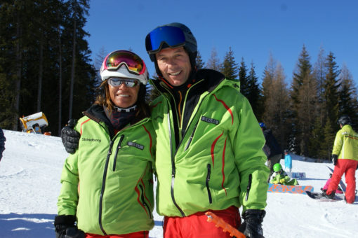 Skischulleiter Georg mit Geli